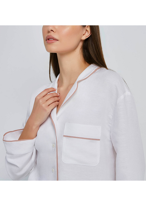 Выкройка Рубашка пижамная Leta