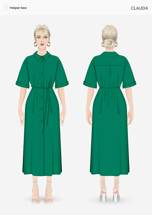 Выкройка Платье Claudia