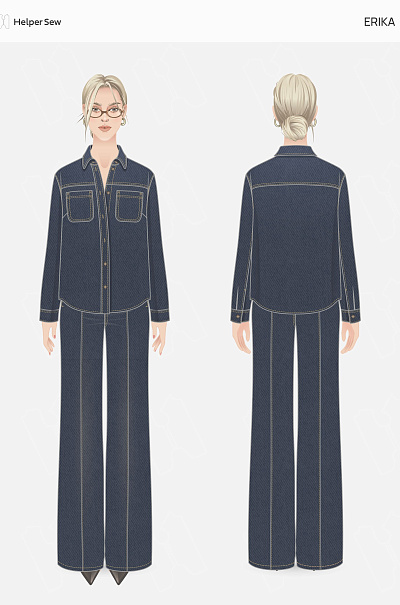 Рубашка Erika