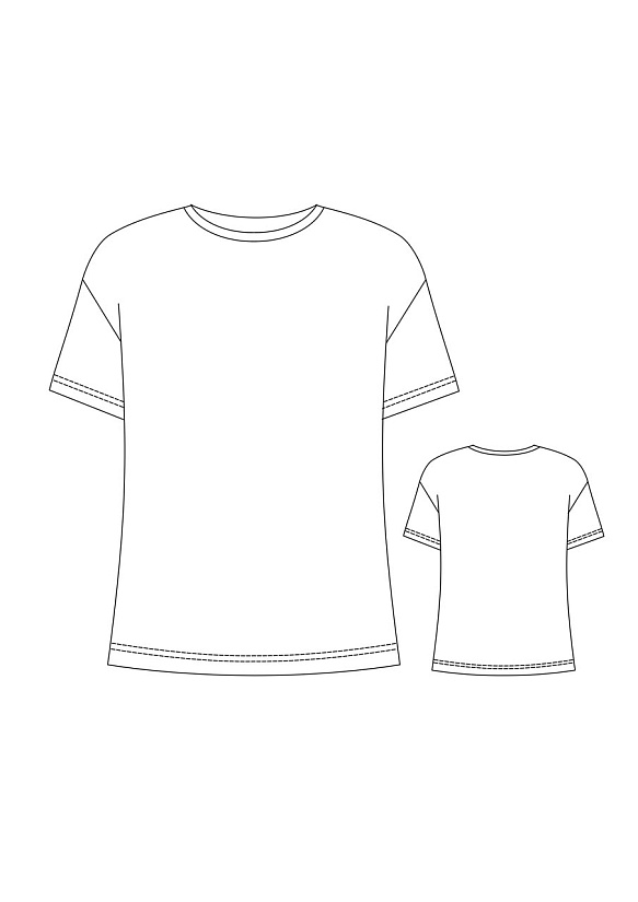 Выкройка Футболка Nelly