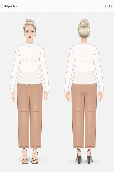 Лонгслив Belle