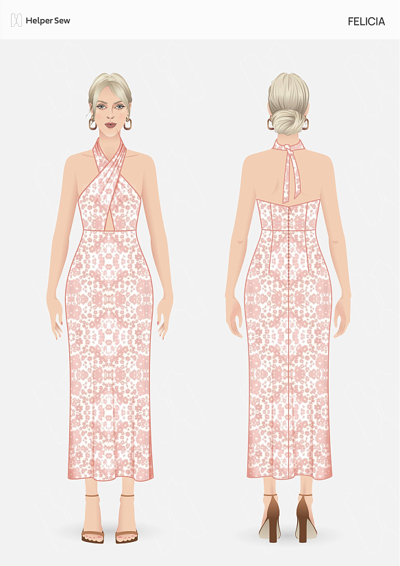 Выкройка Платье Felicia