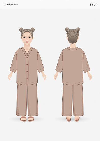 Рубашка Делия