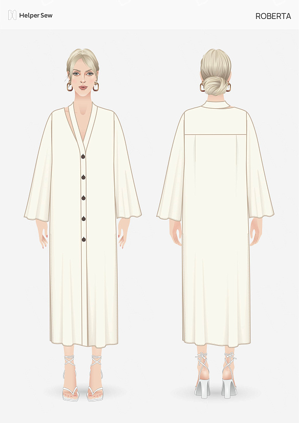 Выкройка Платье Roberta