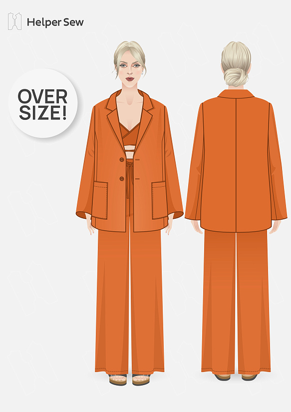 Выкройка Жакет Alana