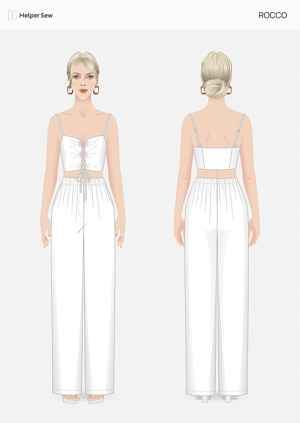 Выкройка Топ Rocco