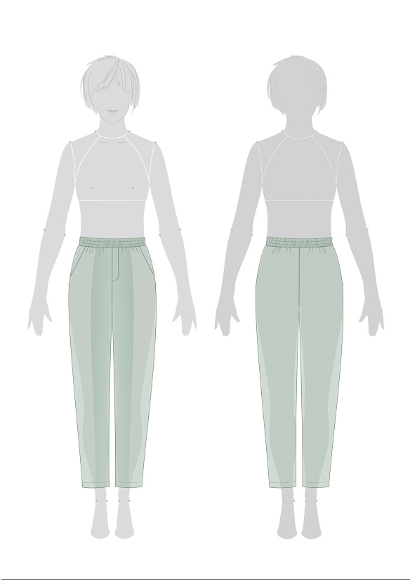 Выкройка Брюки Polina